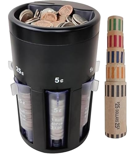 OFFNOVA Electric Automatic Coin Sorter & Change Counter Machine